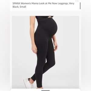Spanx Look at Me Mama Maternity Leggings size Medium.